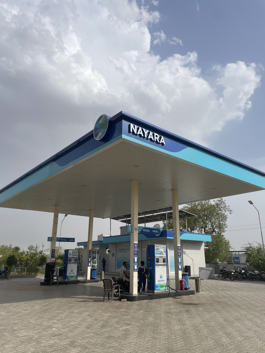 Petrol Pump Construction